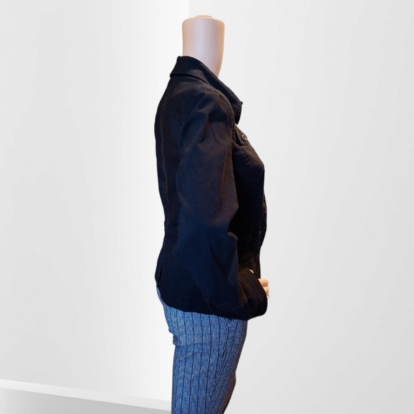 Mexx Women's Y2K Black Stretch Jacket - Picture 8 of 16